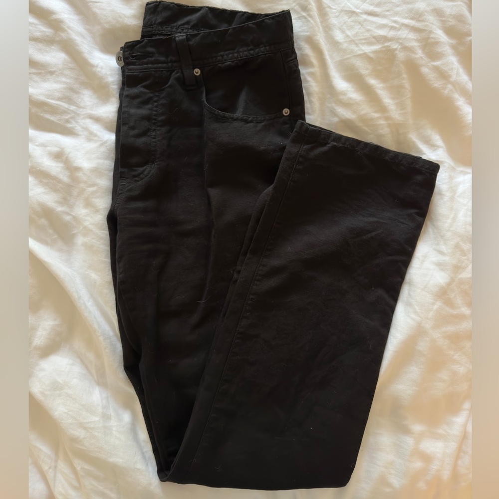 Men James Perse black linen pants